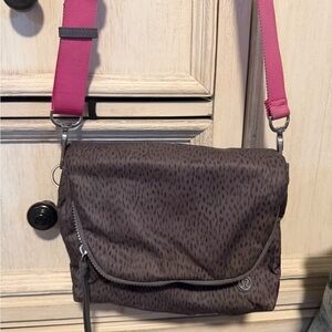 Lululemon Brown and Pink Crossbody Bag